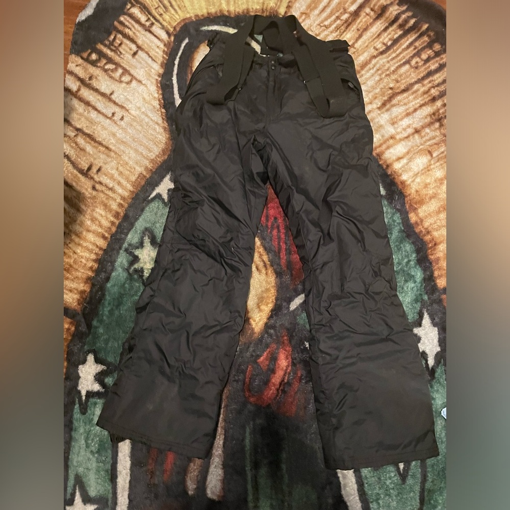 Men’s Size Large Black Snow/Ski Suspender pants.